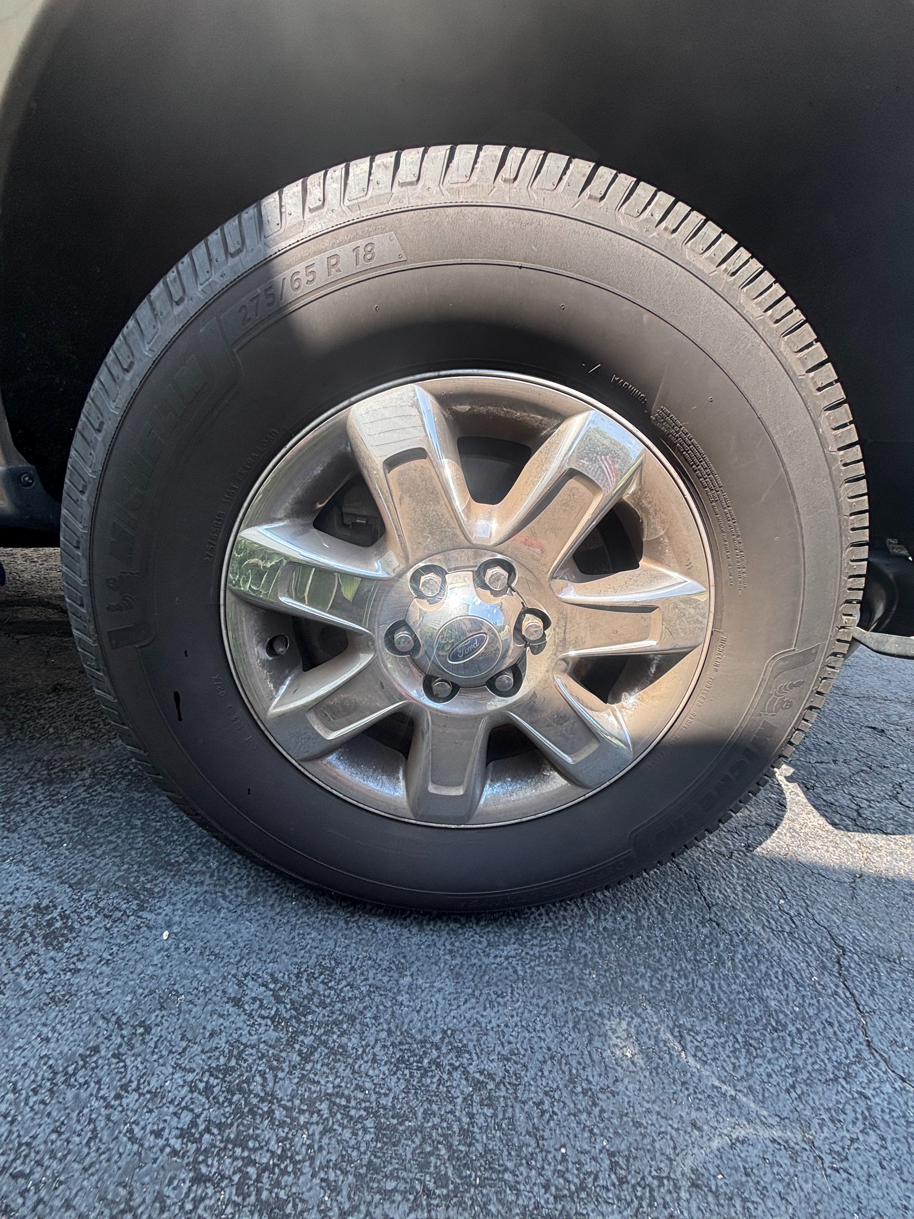 Boone Mobile Detailing before photo showing Ford Wheel & Tire Detail, Midlothian VA