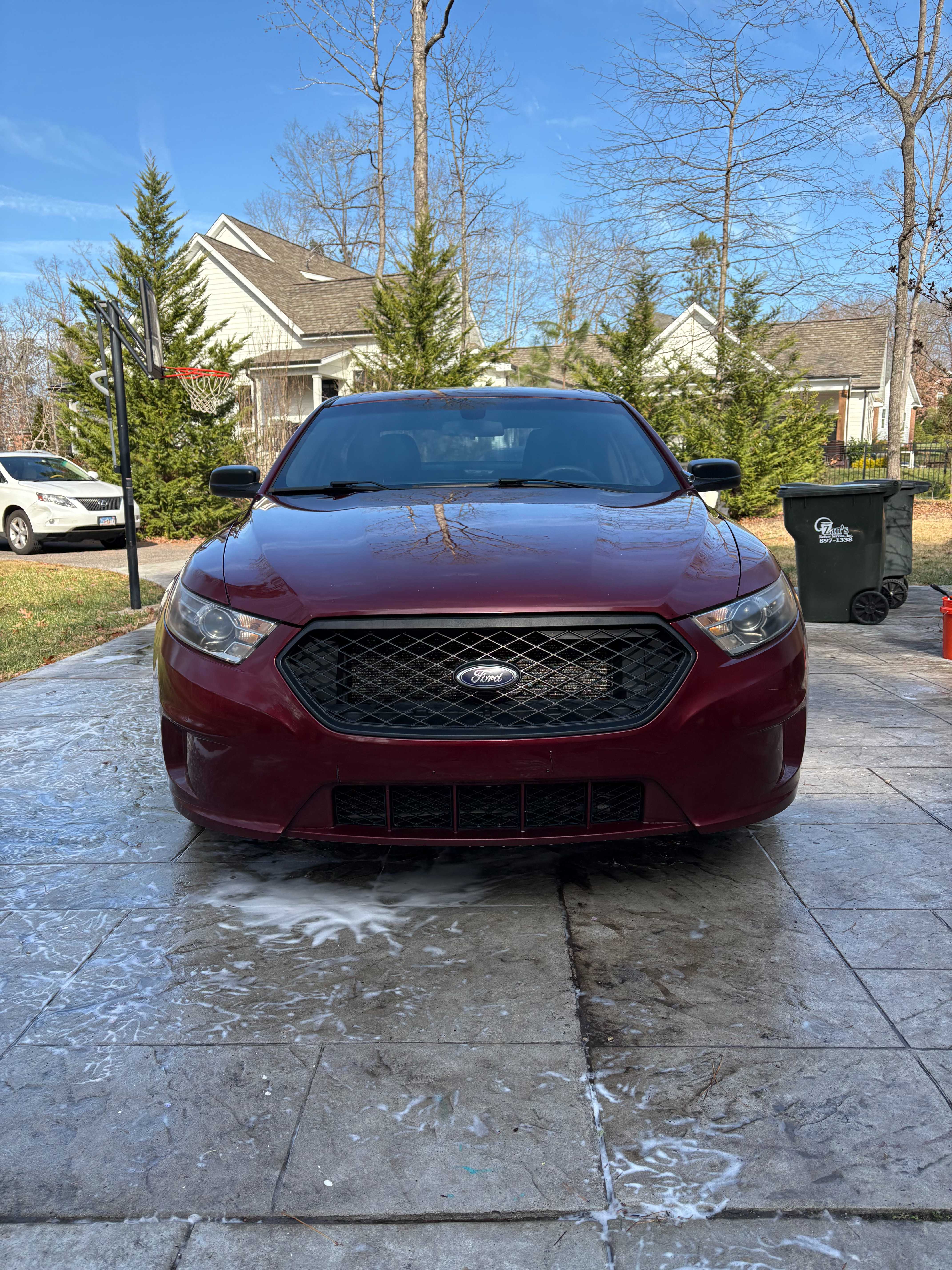 Boone Mobile Detailing hand wash exterior finish on a Ford Taurus in Midlothian VA