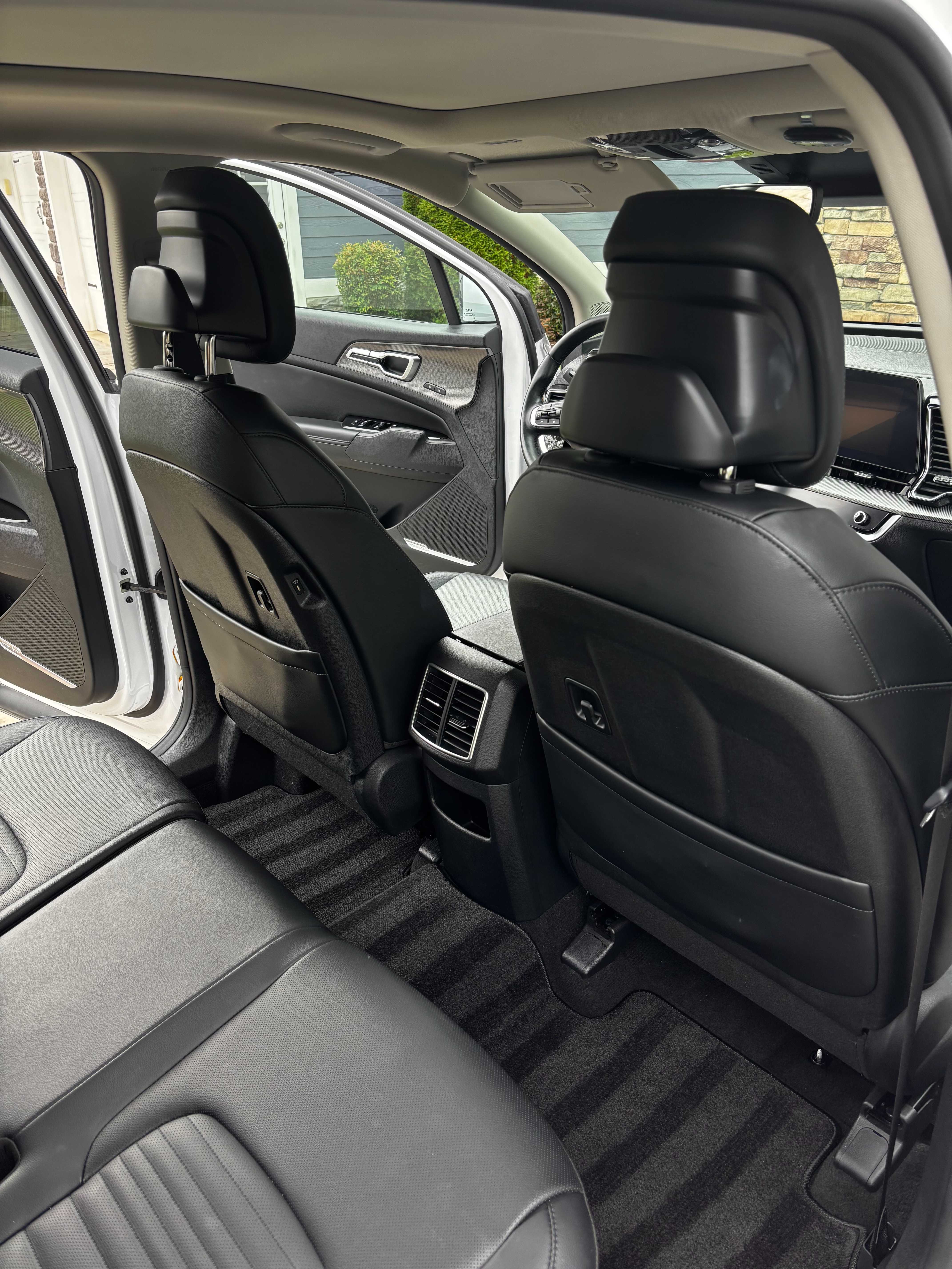 Boone Mobile Detailing clean SUV rear seats after full detail in Midlothian VA